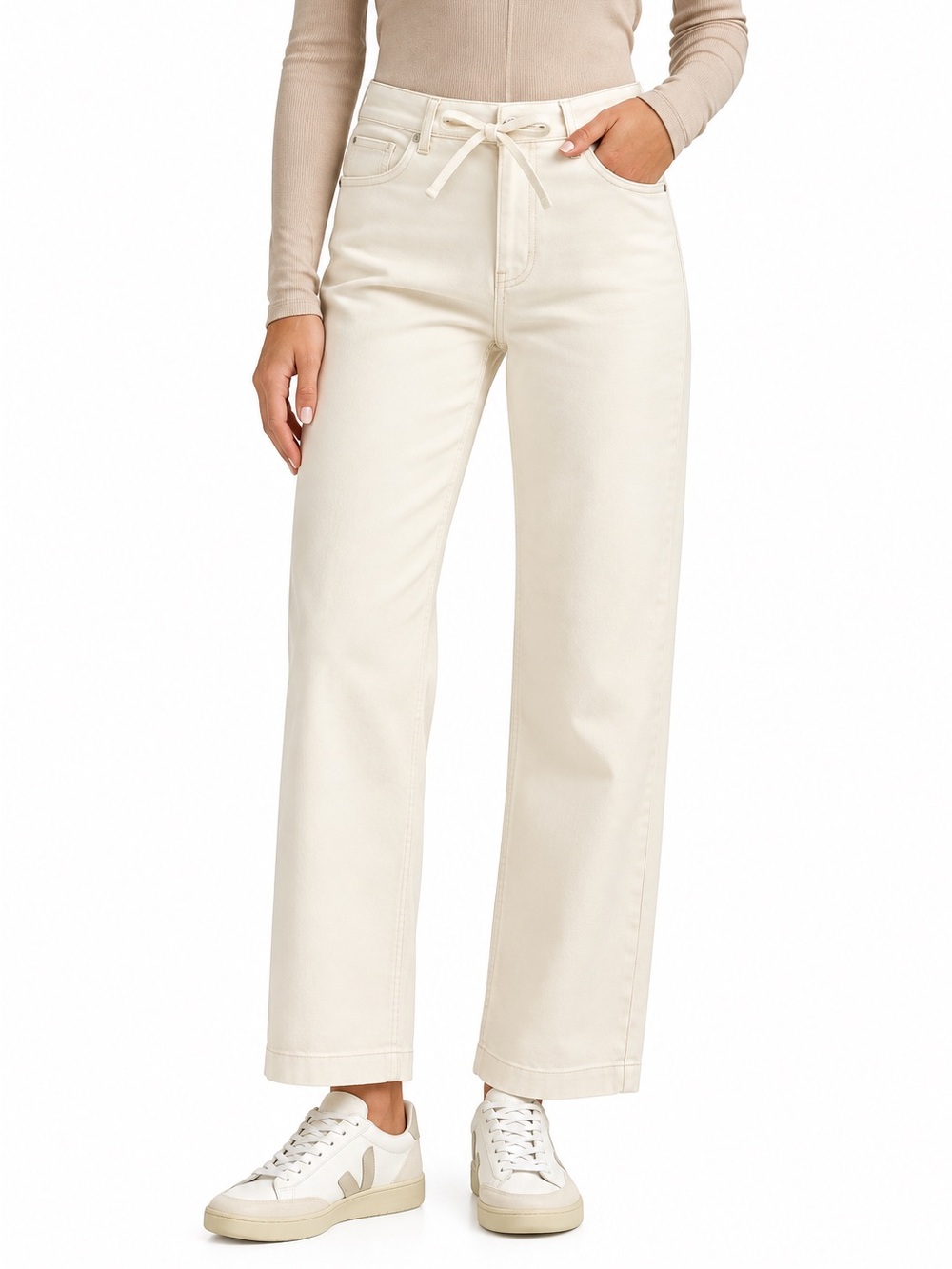 TravisMathew Marina Mornings Pants Women’s Medium Eggnog NWT